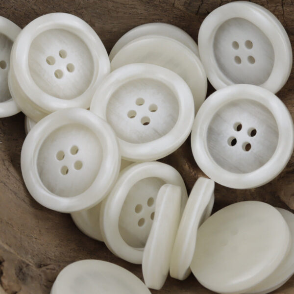 Irregular Lace Wood Grain Resin Buttons for Windbreakers Coats 30pcs - Image 3