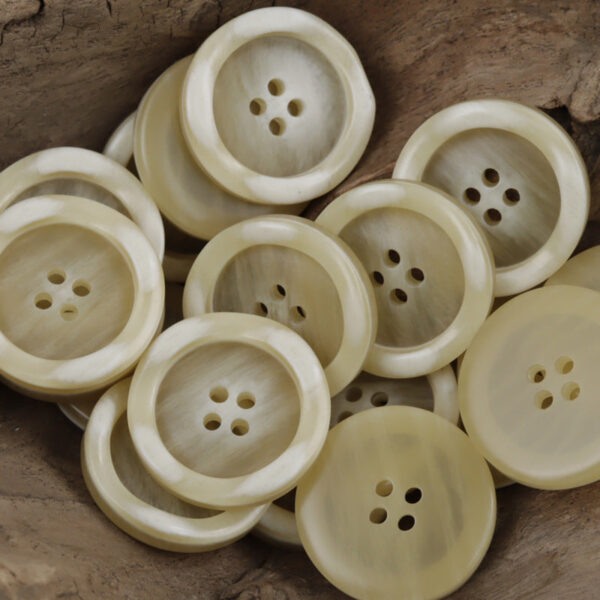 Irregular Lace Wood Grain Resin Buttons for Windbreakers Coats 30pcs - Image 4