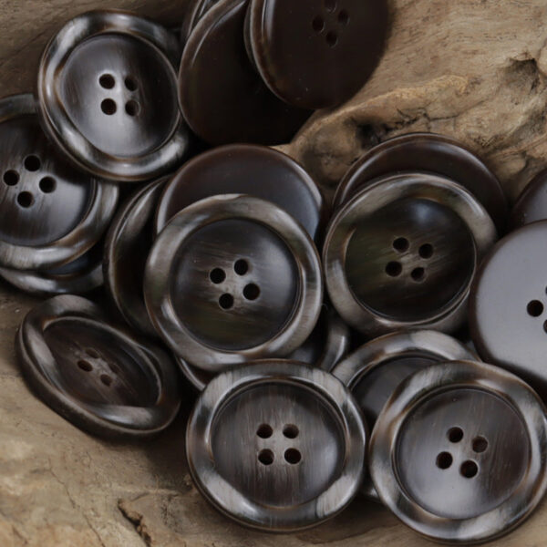 Irregular Lace Wood Grain Resin Buttons for Windbreakers Coats 30pcs - Image 5