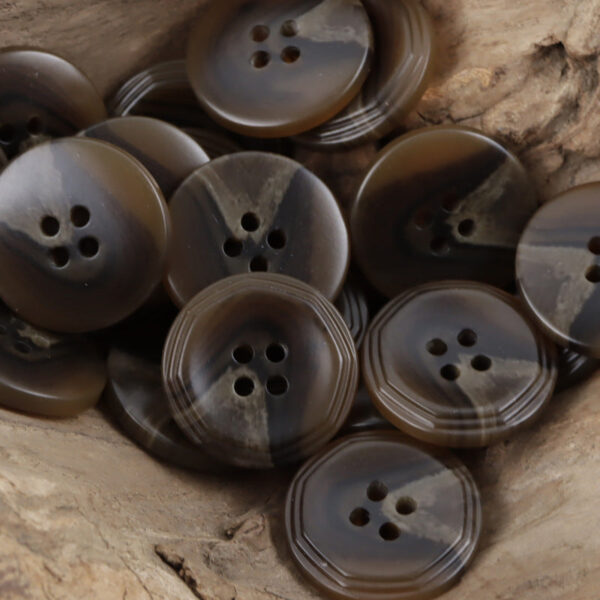 Geometric Resin Buttons for Khaki Work Pants,Casual Jackets 10pcs - Image 3
