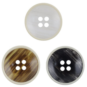 Ink Wash Black Gray Resin Buttons for Amber Skirts Casual Pants 30pcs