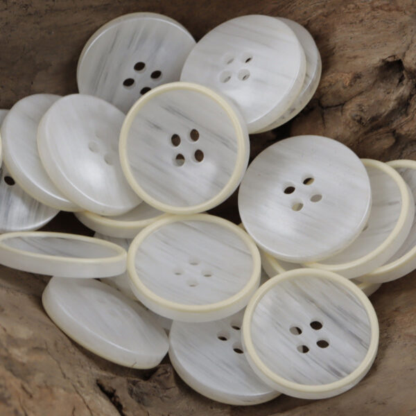 Ink Wash Black Gray Resin Buttons for Amber Skirts Casual Pants 30pcs - Image 2