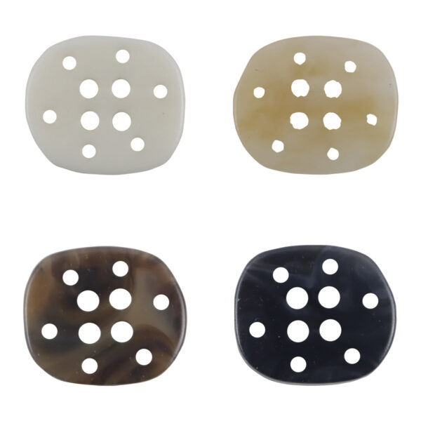 12.5mm Multi-Hole Resin Buttons for Beach Shirts,Dresses 50pcs