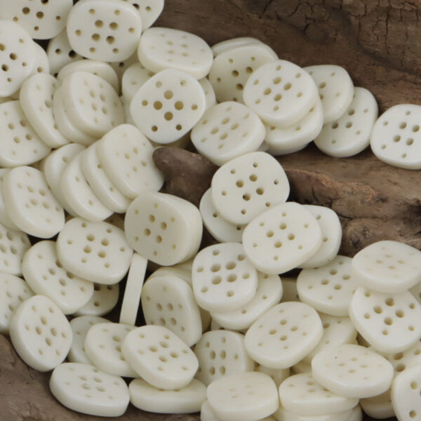 12.5mm Multi-Hole Resin Buttons for Beach Shirts,Dresses 50pcs - Image 3