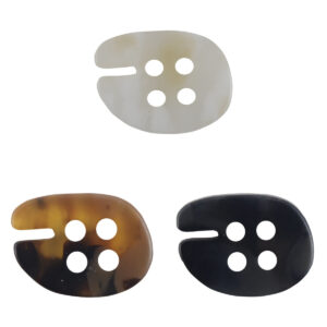 Creative Fish Mouth-Shaped Resin Buttons 50pcs 