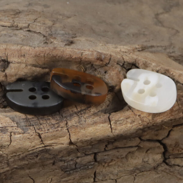 Creative Fish Mouth-Shaped Resin Buttons 50pcs