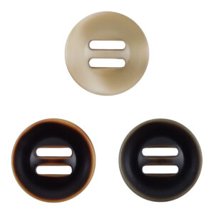 Long Eyed Three Step Down Jacket Resin Slider Button 10pcs 