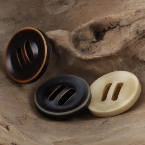 Long Eyed Three Step Down Jacket Resin Slider Button 10pcs