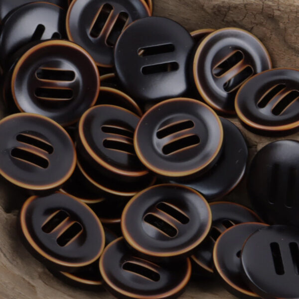 Long Eyed Three Step Down Jacket Resin Slider Button 10pcs