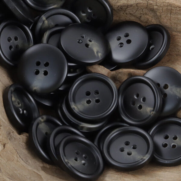 Round 4-Hole Khaki Resin Buttons for Coats Jackets 30pcs - Image 4