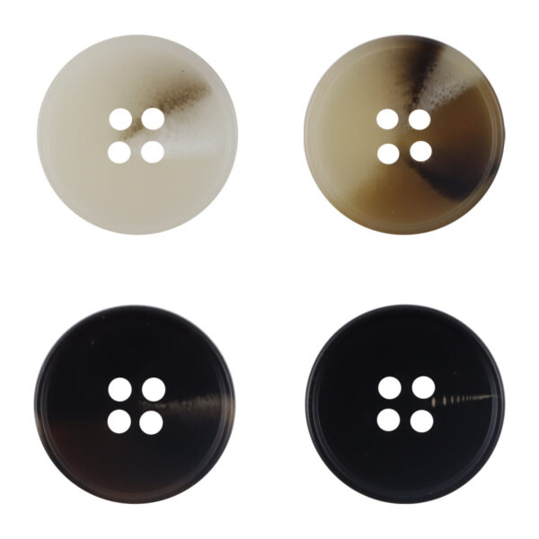 Round 4-Hole Resin Buttons for Spring and Summer Casual Pants 30pcs