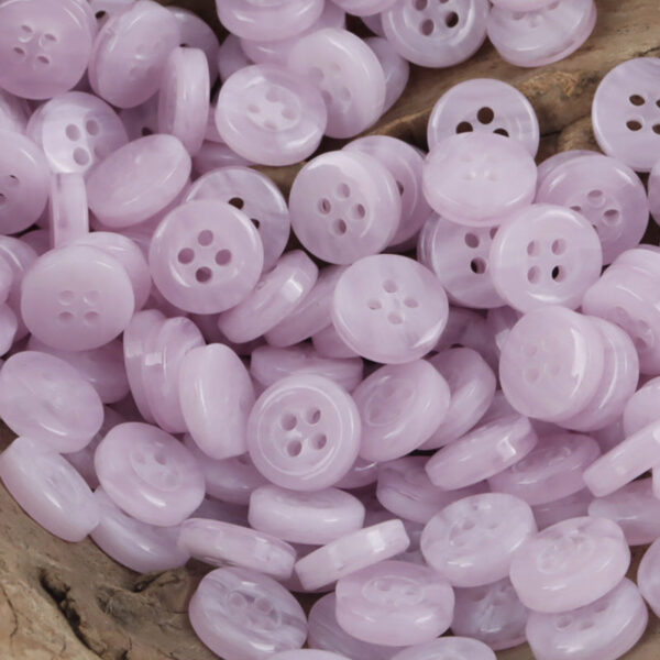 11.5mm 4 Hole Round Resin Buttons for DIY Craft,50pcs