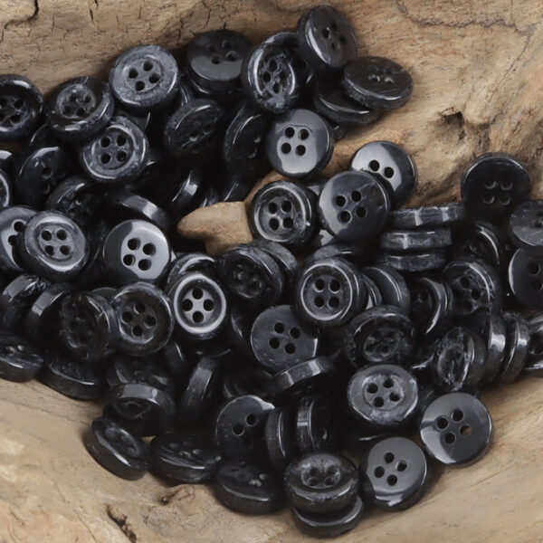 11.5mm 4 Hole Round Resin Buttons for DIY Craft,50pcs