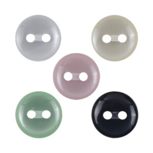 11.5mm Multicolor Resin Buttons for Kids' Fashion Crafts,50pcs 