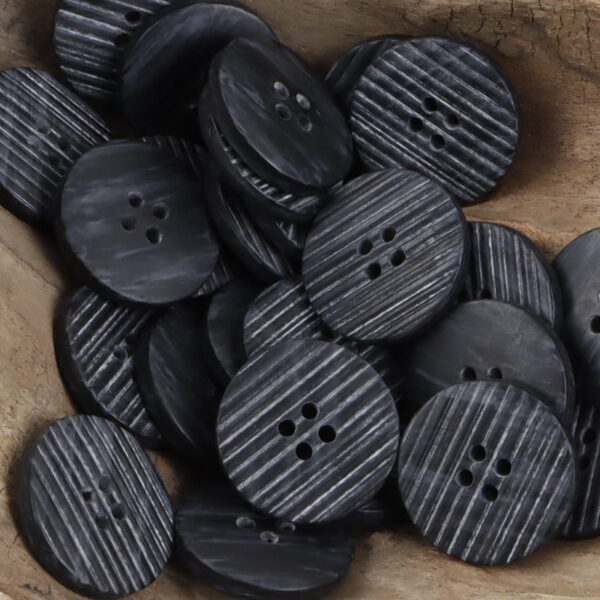 Flat Beveled Irregular Imitation Wood Grain Resin Buttons,20pcs
