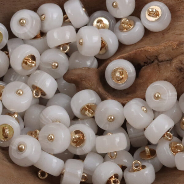 10mm Imitation Jade Resin Buttons for Chinese Qipao Hanfu Shirts - 10pcs - Image 4