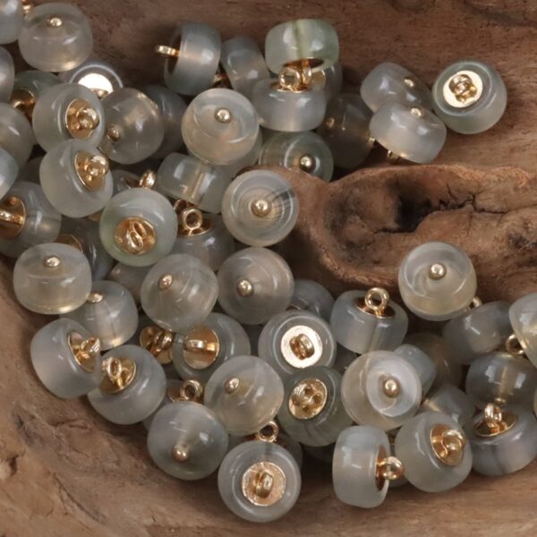 10mm Imitation Jade Resin Buttons for Chinese Qipao Hanfu Shirts - 10pcs - Image 5
