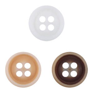 11.5mm Gradient Orange Resin Buttons for Children's Shirts 60 Pack 