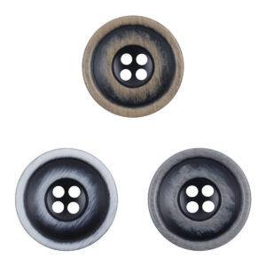 Frosted White Blue Decorative Resin Buttons for DIY Knitted Hats Dolls -20pcs