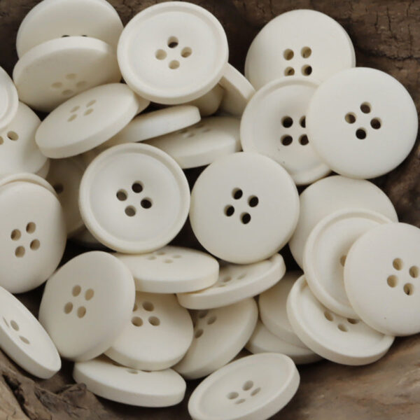 Matte Resin Coat Buttons 50 Pack