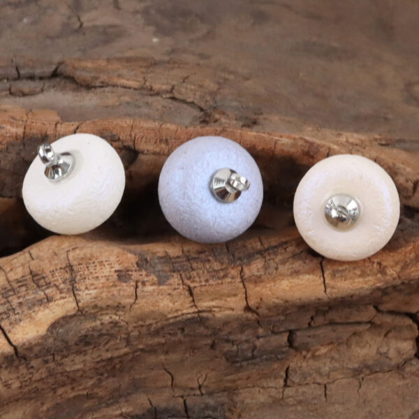 12mm Pink Round Resin Buttons for DIY Jewelry Bracelets 10pcs - Image 2