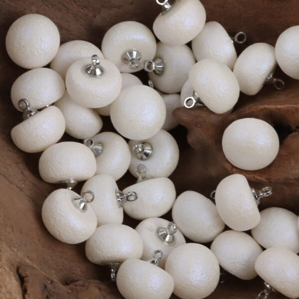 12mm Pink Round Resin Buttons for DIY Jewelry Bracelets 10pcs - Image 3