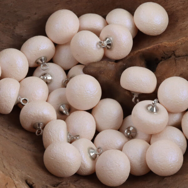 12mm Pink Round Resin Buttons for DIY Jewelry Bracelets 10pcs - Image 4