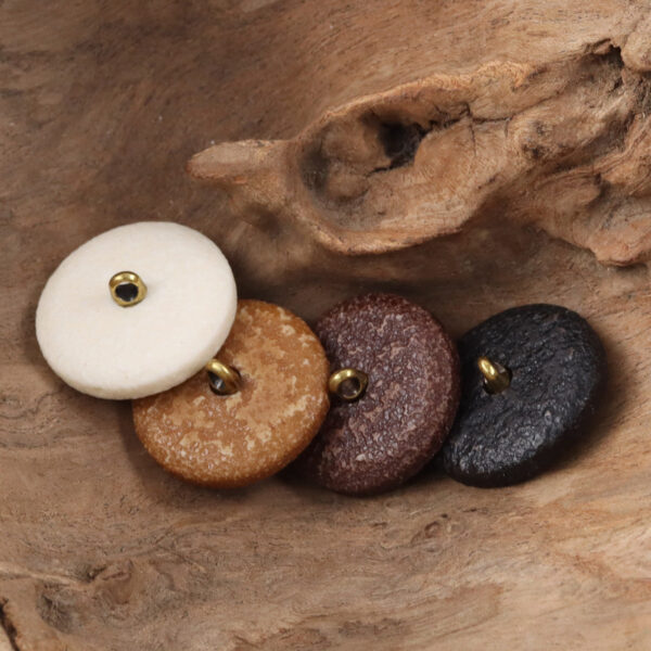Vintage Distressed Washed Resin Shank Button 10 Pack