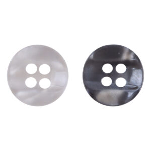 White Glitter Black Gray Curved Resin Buttons for Polo Shirts,50pcs 