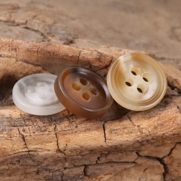 11.5MM Round Four-Hole Resin Buttons Khaki Shirt Sweater,100pcs