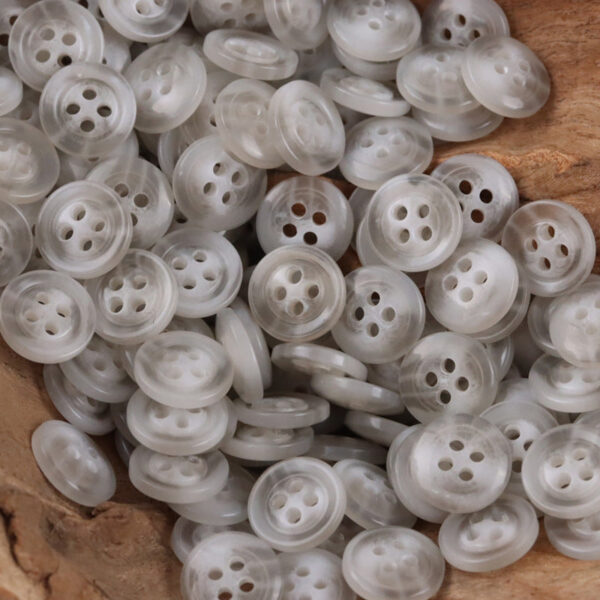 11.5MM Round Four-Hole Resin Buttons Khaki Shirt Sweater,100pcs