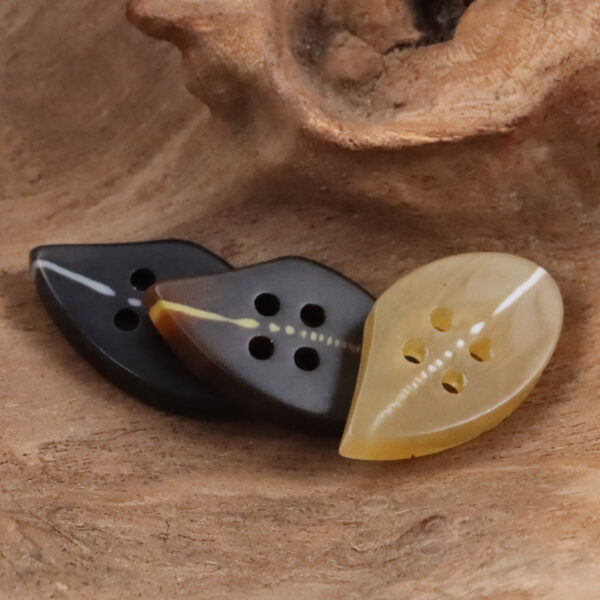 Irregular Drop-Shaped Resin Buttons,20PCS