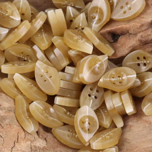 Irregular Drop-Shaped Resin Buttons,20PCS
