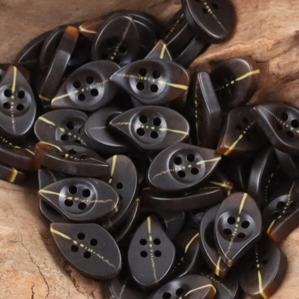 Irregular Drop-Shaped Resin Buttons,20PCS