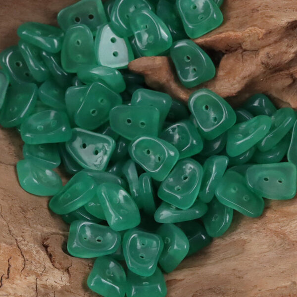 IImitation Jade 2 Hole Resin Buttons for Shirts and Sweaters,10pcs