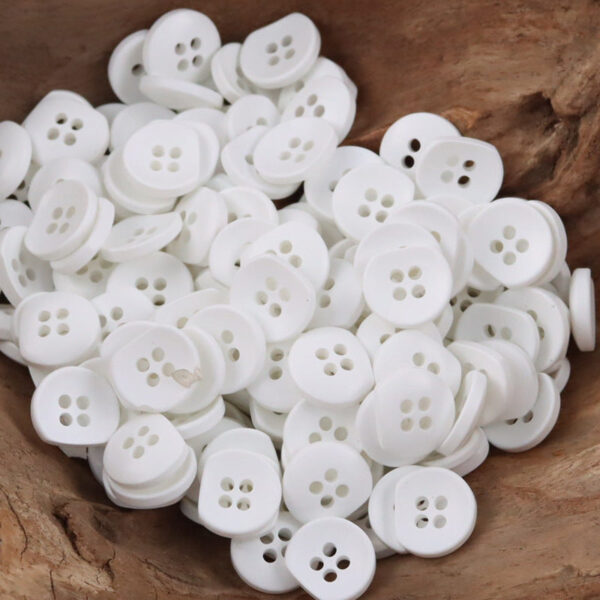 Irregular Semi-Circular Colorful Bulk Resin Buttons for DIY Handicrafts 110 Pack - Image 12