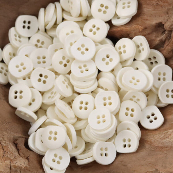 Irregular Semi-Circular Colorful Bulk Resin Buttons for DIY Handicrafts 110 Pack - Image 11
