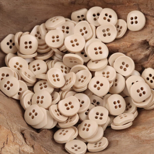 Irregular Semi-Circular Colorful Bulk Resin Buttons for DIY Handicrafts 110 Pack - Image 7