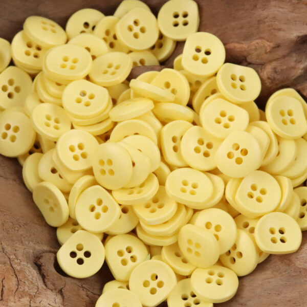 Irregular Semi-Circular Colorful Bulk Resin Buttons for DIY Handicrafts 110 Pack - Image 10