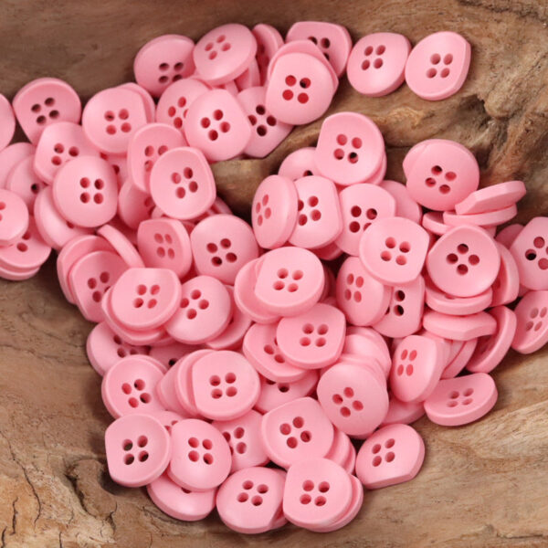 Irregular Semi-Circular Colorful Bulk Resin Buttons for DIY Handicrafts 110 Pack - Image 13