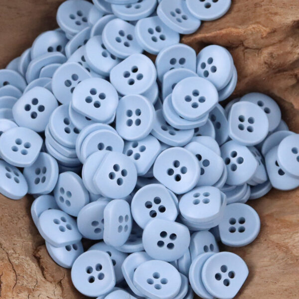 Irregular Semi-Circular Colorful Bulk Resin Buttons for DIY Handicrafts 110 Pack - Image 8