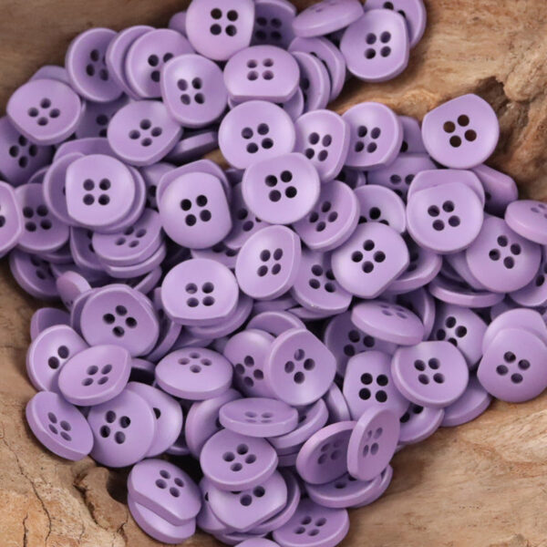 Irregular Semi-Circular Colorful Bulk Resin Buttons for DIY Handicrafts 110 Pack - Image 9