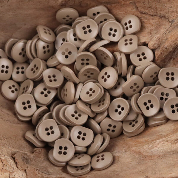 Irregular Semi-Circular Colorful Bulk Resin Buttons for DIY Handicrafts 110 Pack - Image 5