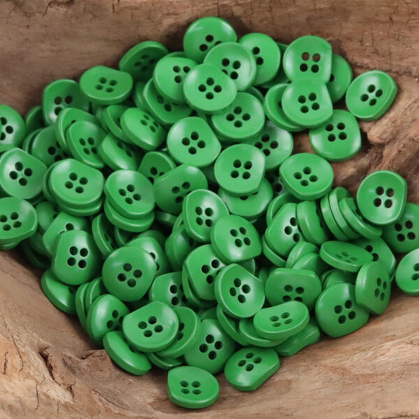 Irregular Semi-Circular Colorful Bulk Resin Buttons for DIY Handicrafts 110 Pack - Image 6