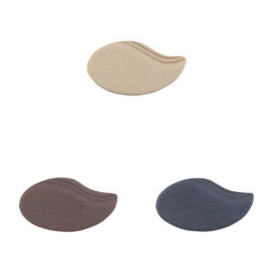Comma-Shaped Matte Colored Resin Shank Buttons 10pcs