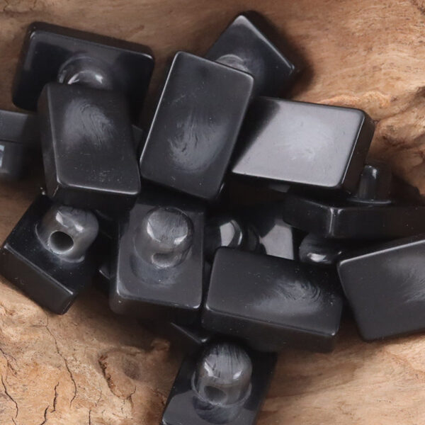 Rectangular Resin Buttons with Shanks for Light Khaki Coats,10pcs - Image 7
