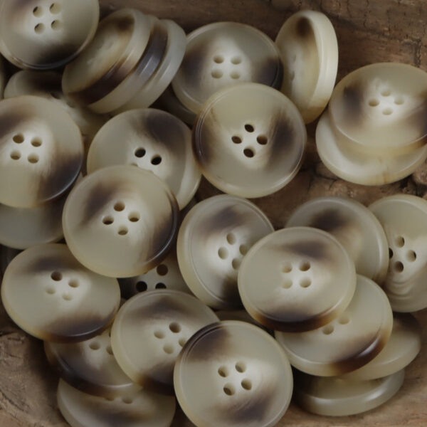 Round Black Brown Resin Buttons for Khaki Coats Woolen Jackets 30pcs - Image 4