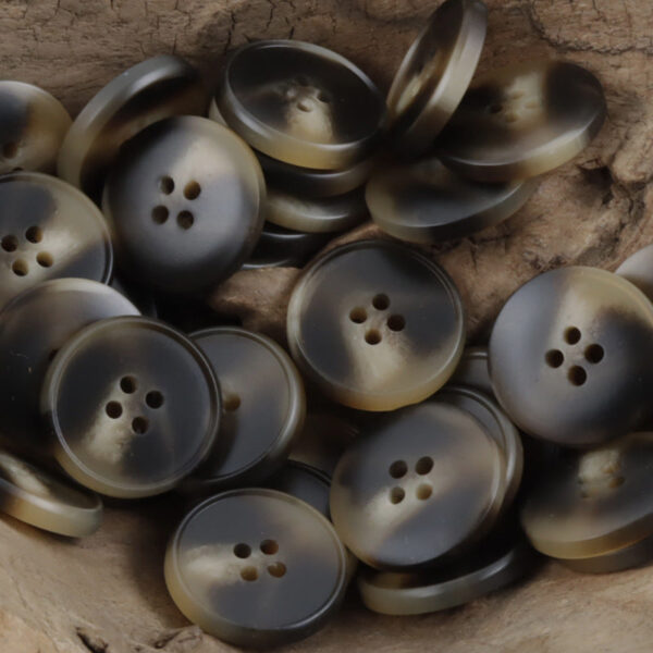 Round Black Brown Resin Buttons for Khaki Coats Woolen Jackets 30pcs - Image 5