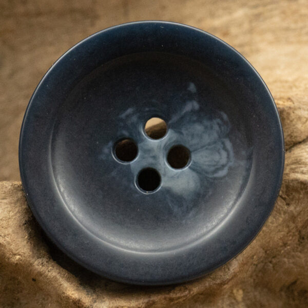 Wide-Edged Bowl-Shaped 4 Hole Urea Coat Buttons 10pcs