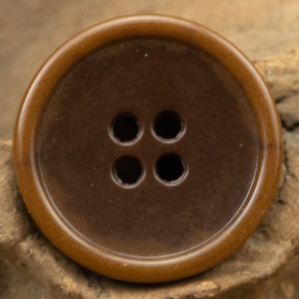 Round 4 Hole Slim Edged Urea Buttons Imitation Fruit Texture 10PCS